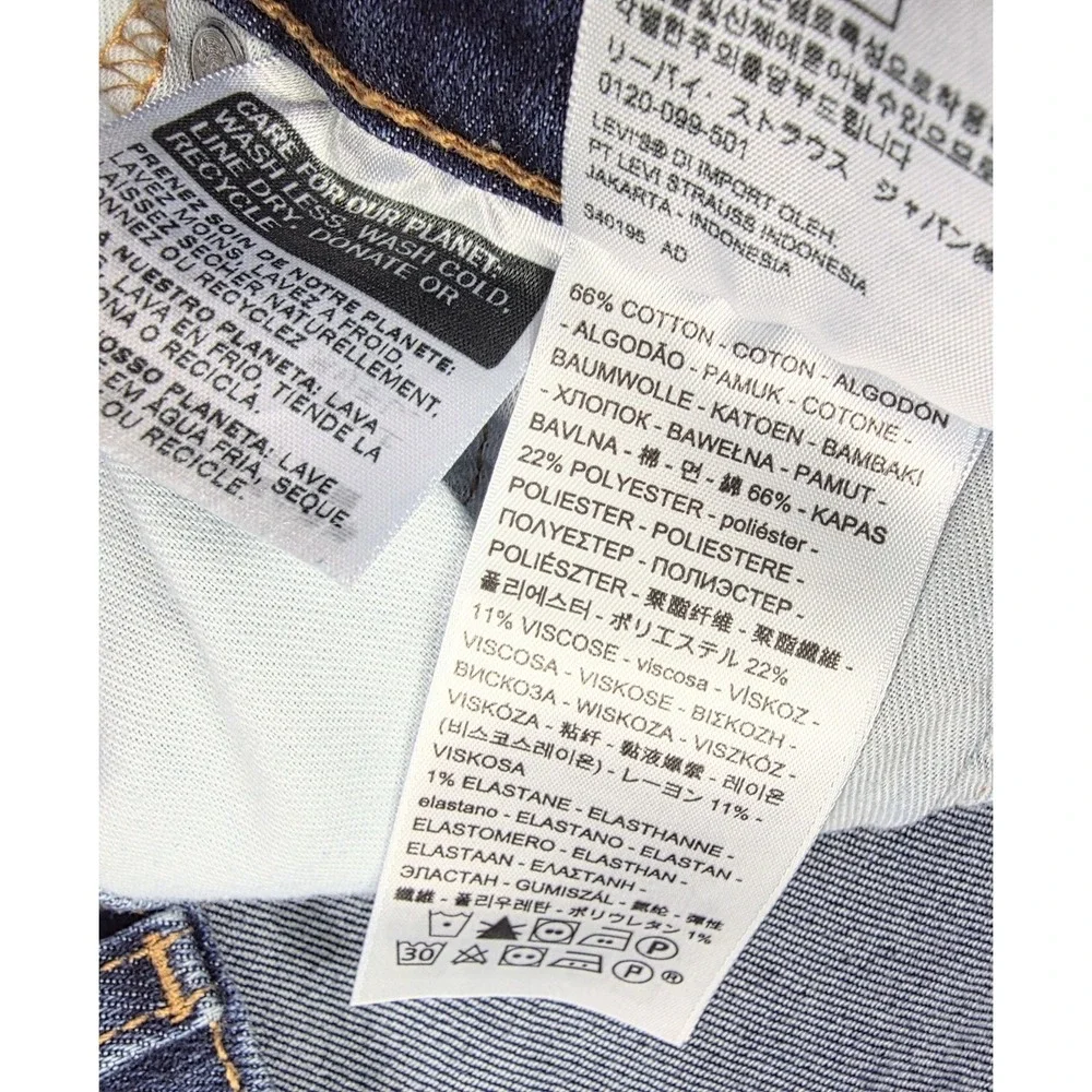 Levi's 514‎ Regular Straight Fit Medium Wash Denim Jeans Men's Size 30x32